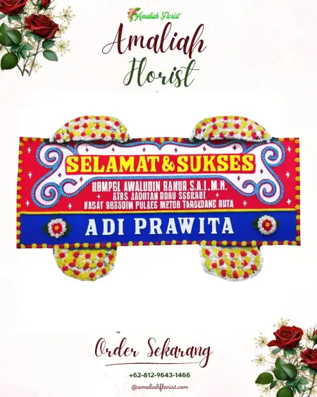 Papan Bunga Ucapan Selamat Pandian
