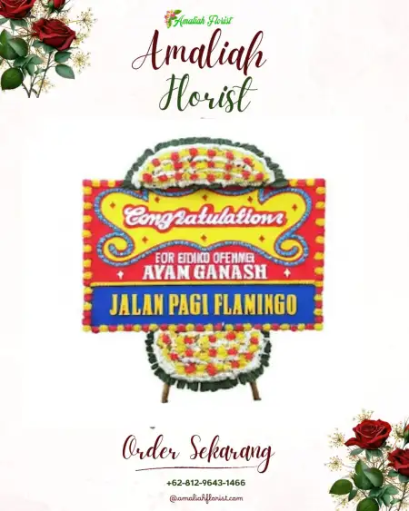 Sewa Papan Bunga Pandian